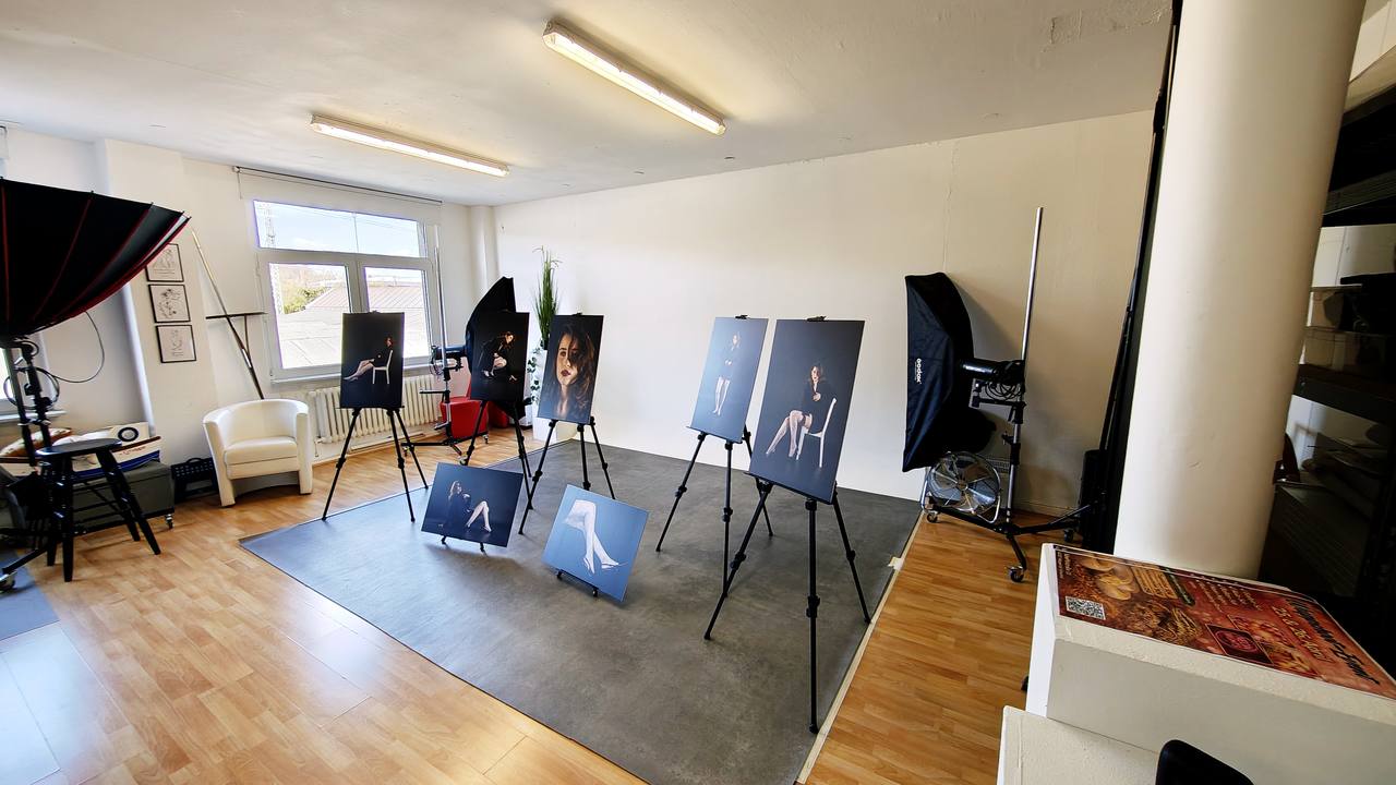 Shootingfläche mit Lichttechnik